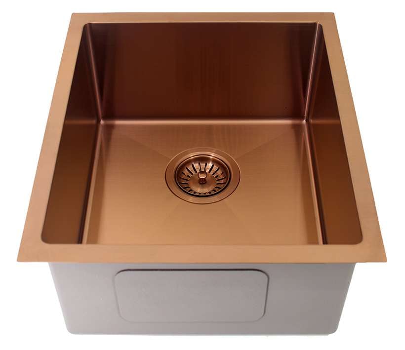 Modern National Handmade Copper Single Bowl Inset/Undermount Sink M-S201CP