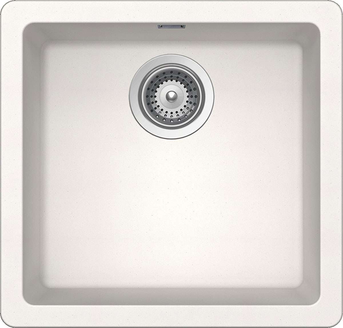 Abey Schock Soho Polaris Small Single Bowl Inset/Undermount Granite Sink N100SW