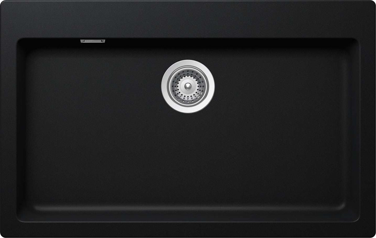 Abey Schock Signus Magma N100XL Single Bowl Inset Granite Sink N-100XLB