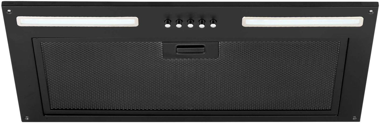 Schweigen 60cm Non-Silent 1080m3/hr Black Undermount Rangehood NAUM-6B