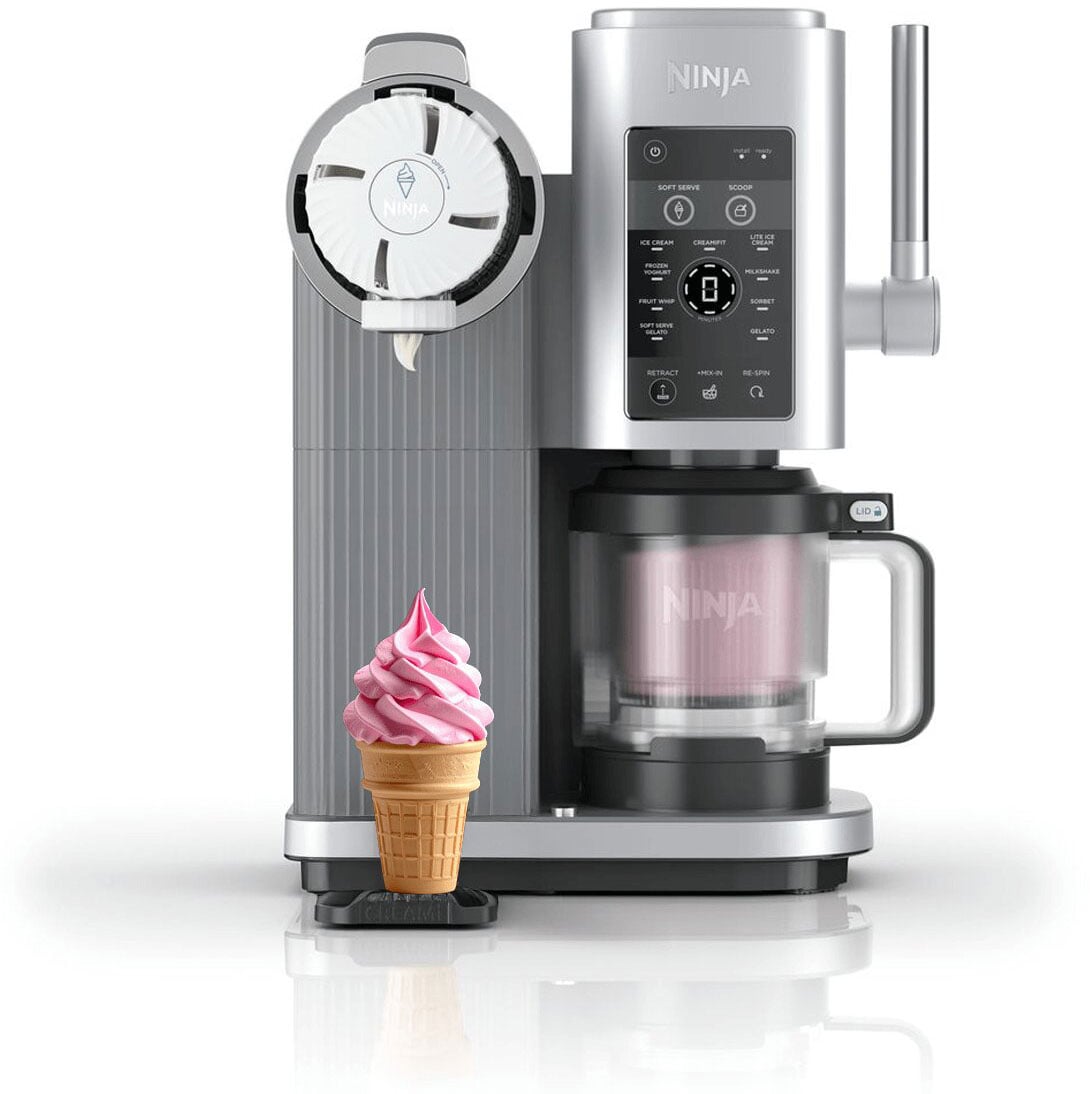 Ninja Creami Scoop & Swirl 13-in-1 Ice Cream and Soft Serve Maker NC701