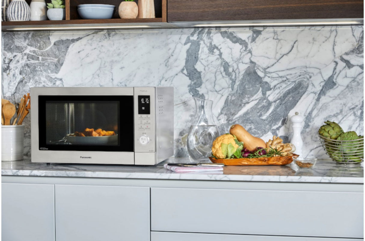 Panasonic 34L 1000W 4-in-1 Air Fry Convection Microwave Oven NN-CD88QSQPQ