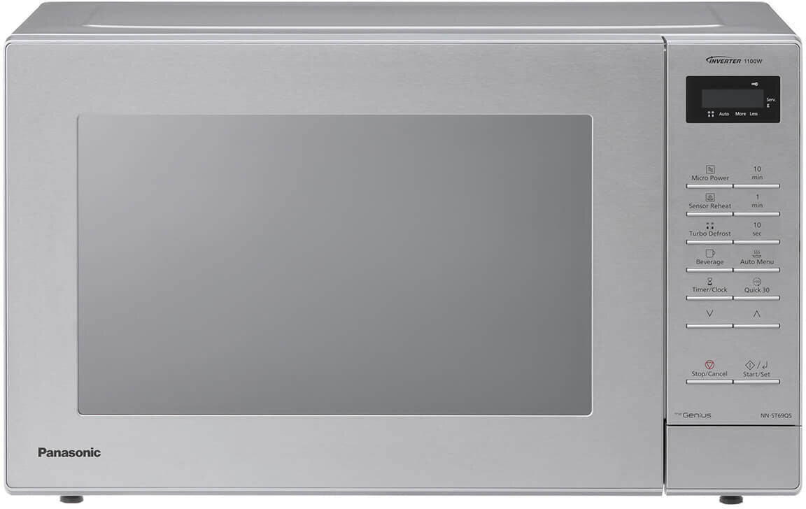 Panasonic 32L Inverter 1100W Microwave Silver NN-ST69QSQPQ