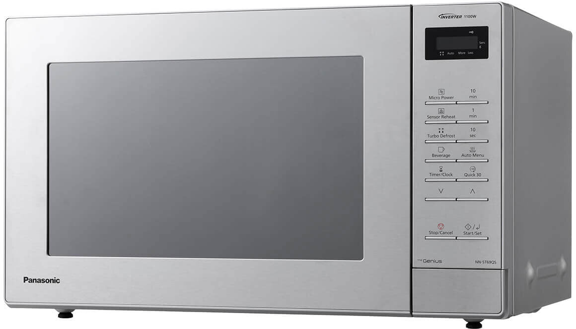 Panasonic 32L Inverter 1100W Microwave Silver NN-ST69QSQPQ