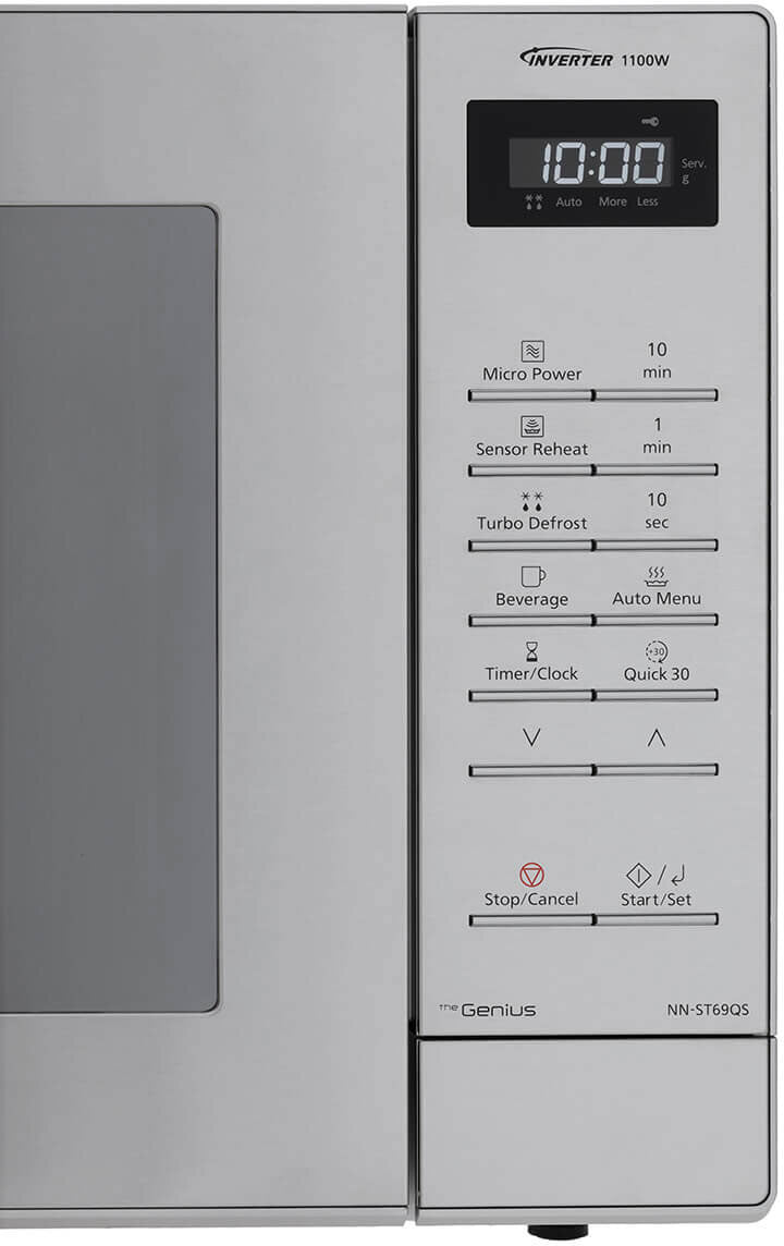 Panasonic 32L Inverter 1100W Microwave Silver NN-ST69QSQPQ