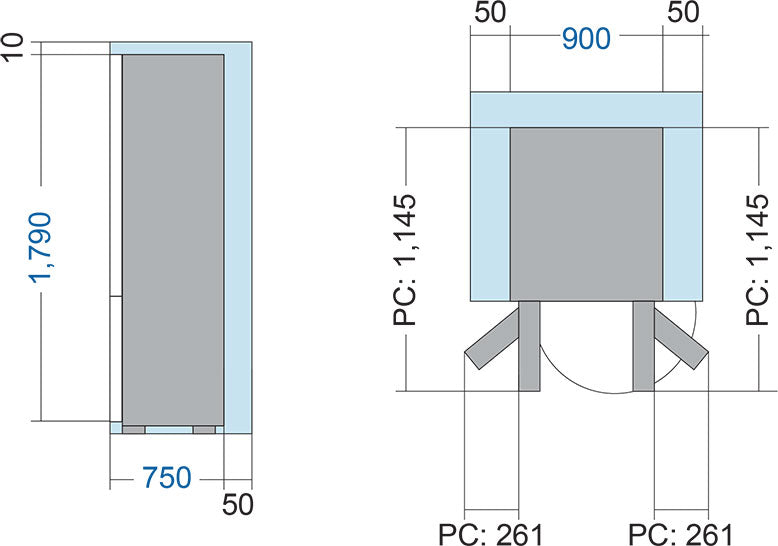 Panasonic 618L Prime+ Quad Door Refrigerator NR-XY680LVSA | Greater Sydney Only