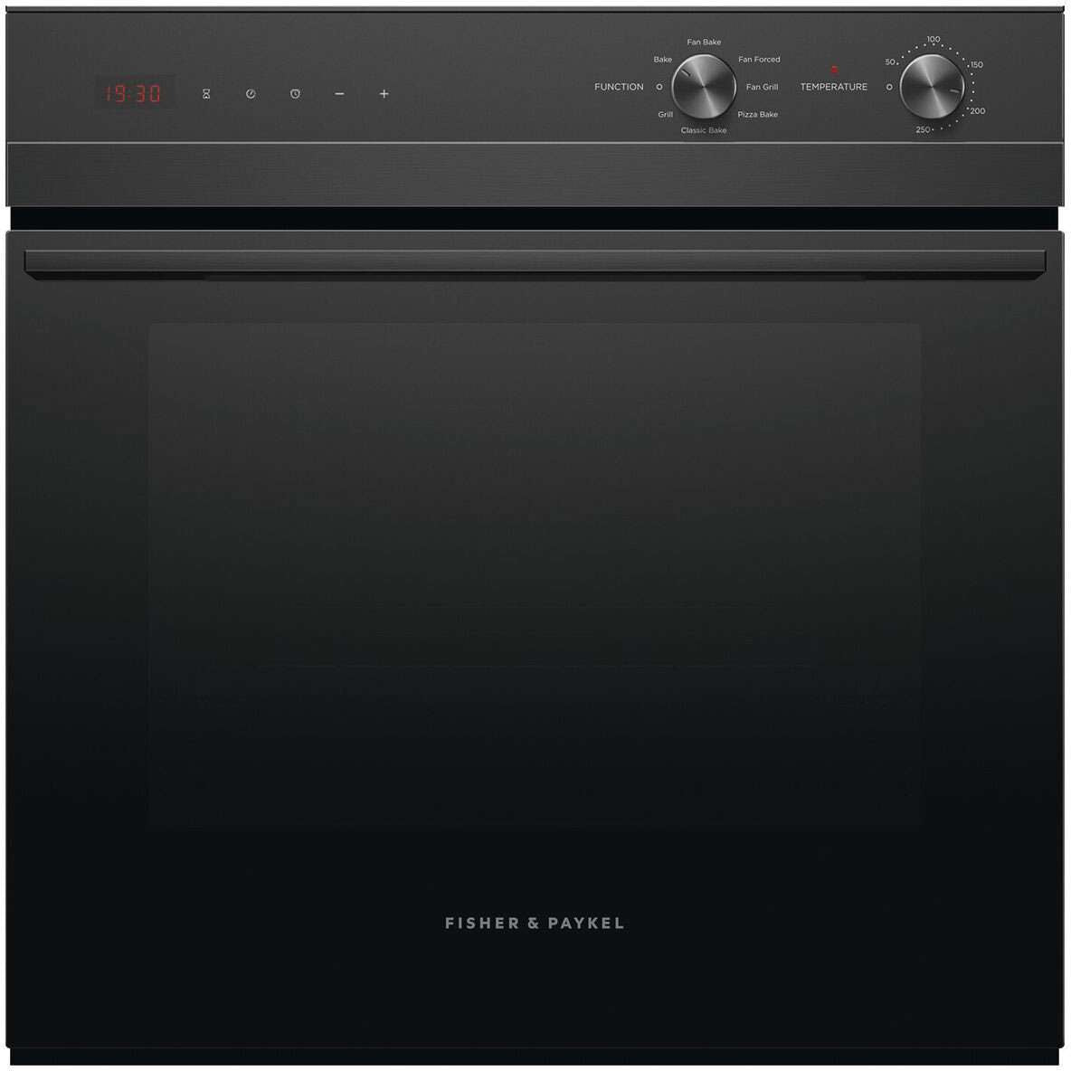 Fisher & Paykel 60cm Contemporary Built-In Wall Oven Black OB60SC7CEB1