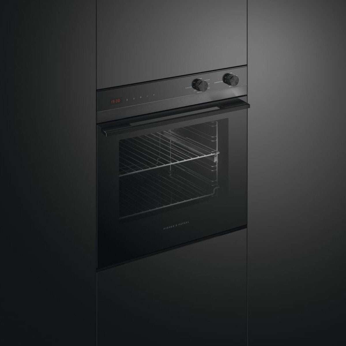 Fisher & Paykel 60cm Contemporary Built-In Wall Oven Black OB60SC7CEB1