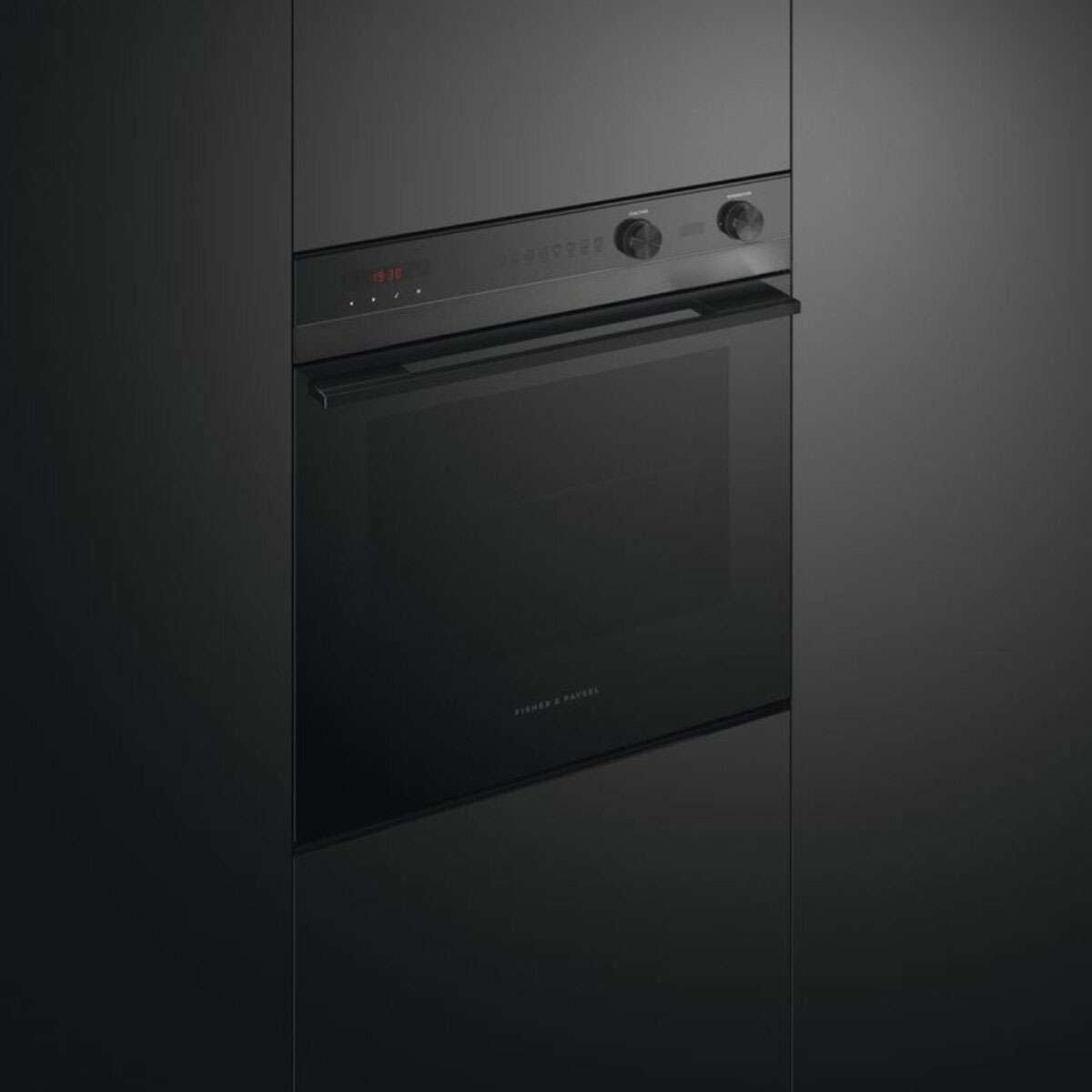 Fisher & Paykel 60cm Pyrolytic Contemporary Built-In Oven Black OB60SC7CEPB1