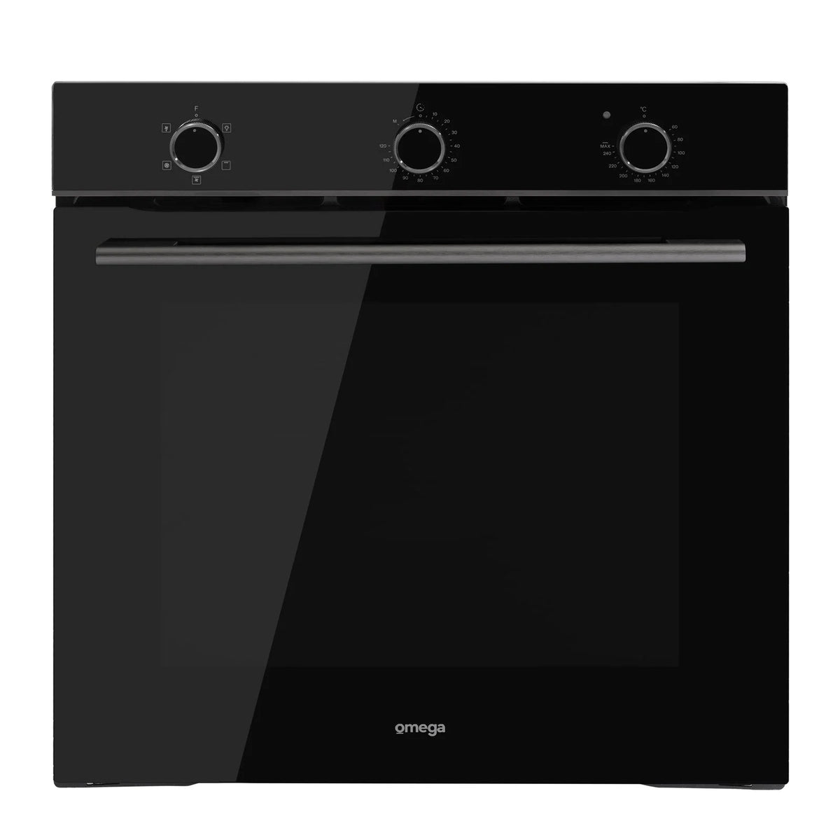 Omega 60cm 5 Function Electric Wall Oven Midnight OBO605M