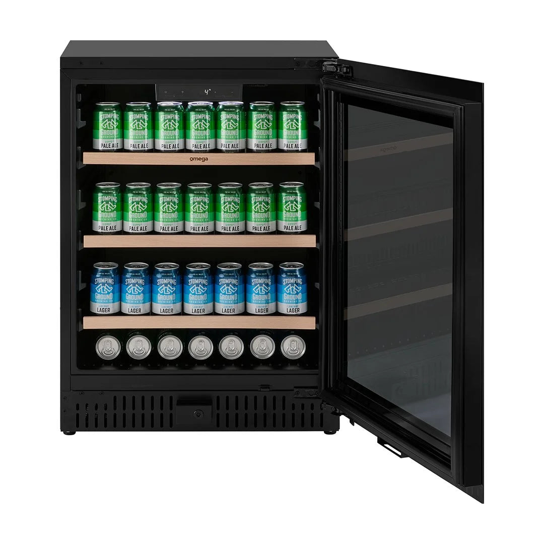Omega 142L 140 Can Beverage Centre Black OCB140SB