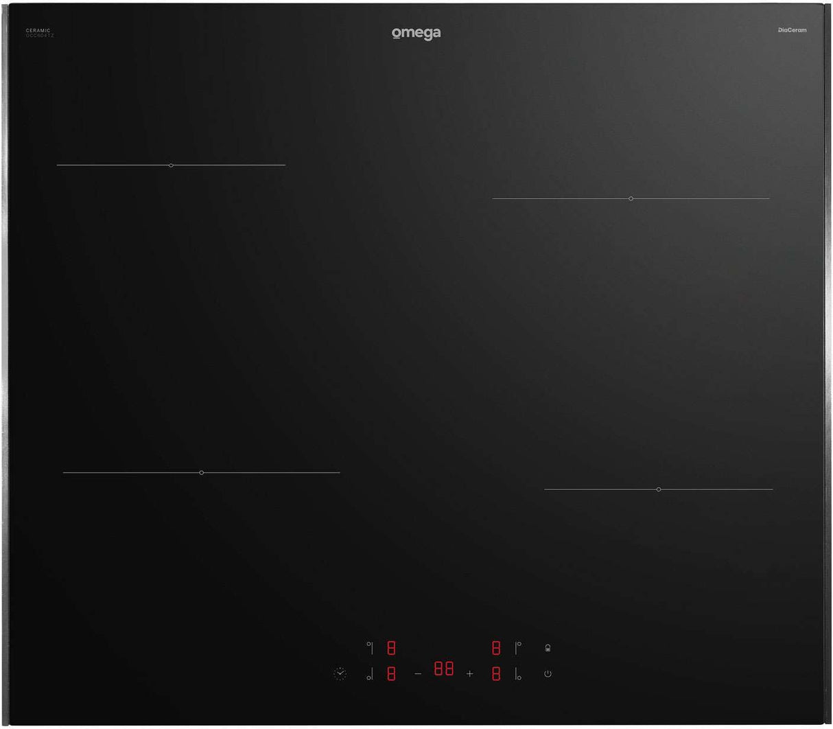 Omega 60cm Black Ceramic Glass Electric Cooktop OCC604TZ