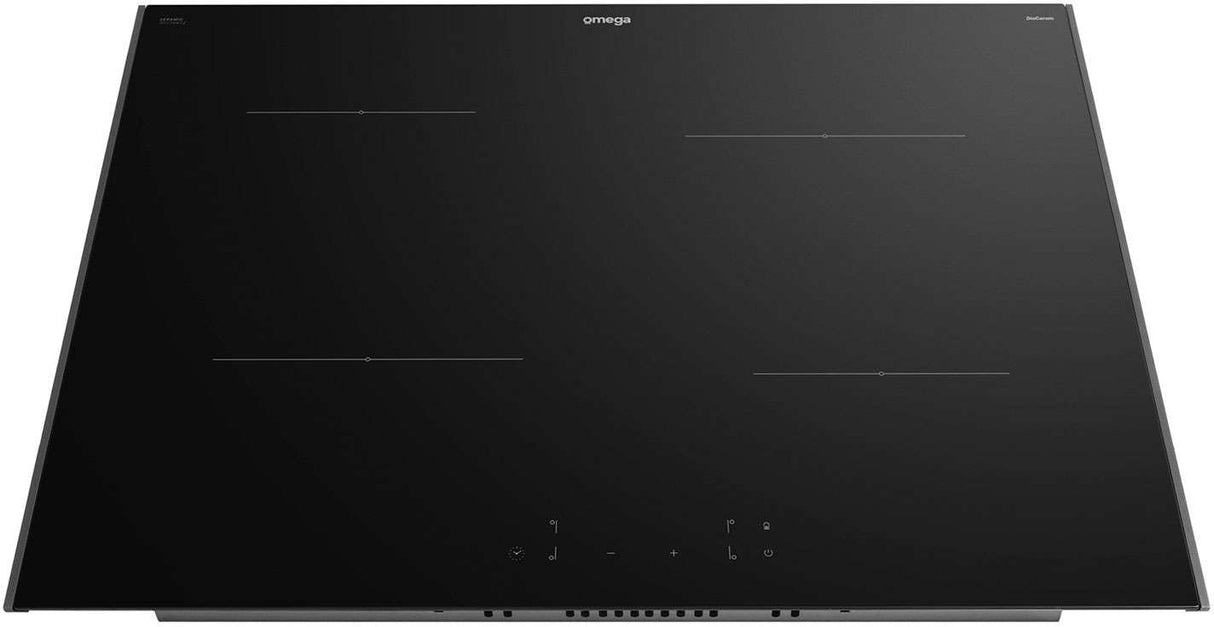 Omega 70cm Black Ceramic Glass Electric Cooktop OCC704TZ