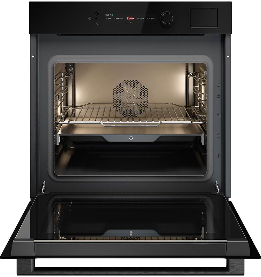 ASKO Craft Glass 60cm Combi Steam Oven Black Glass OCS56BGH.AU