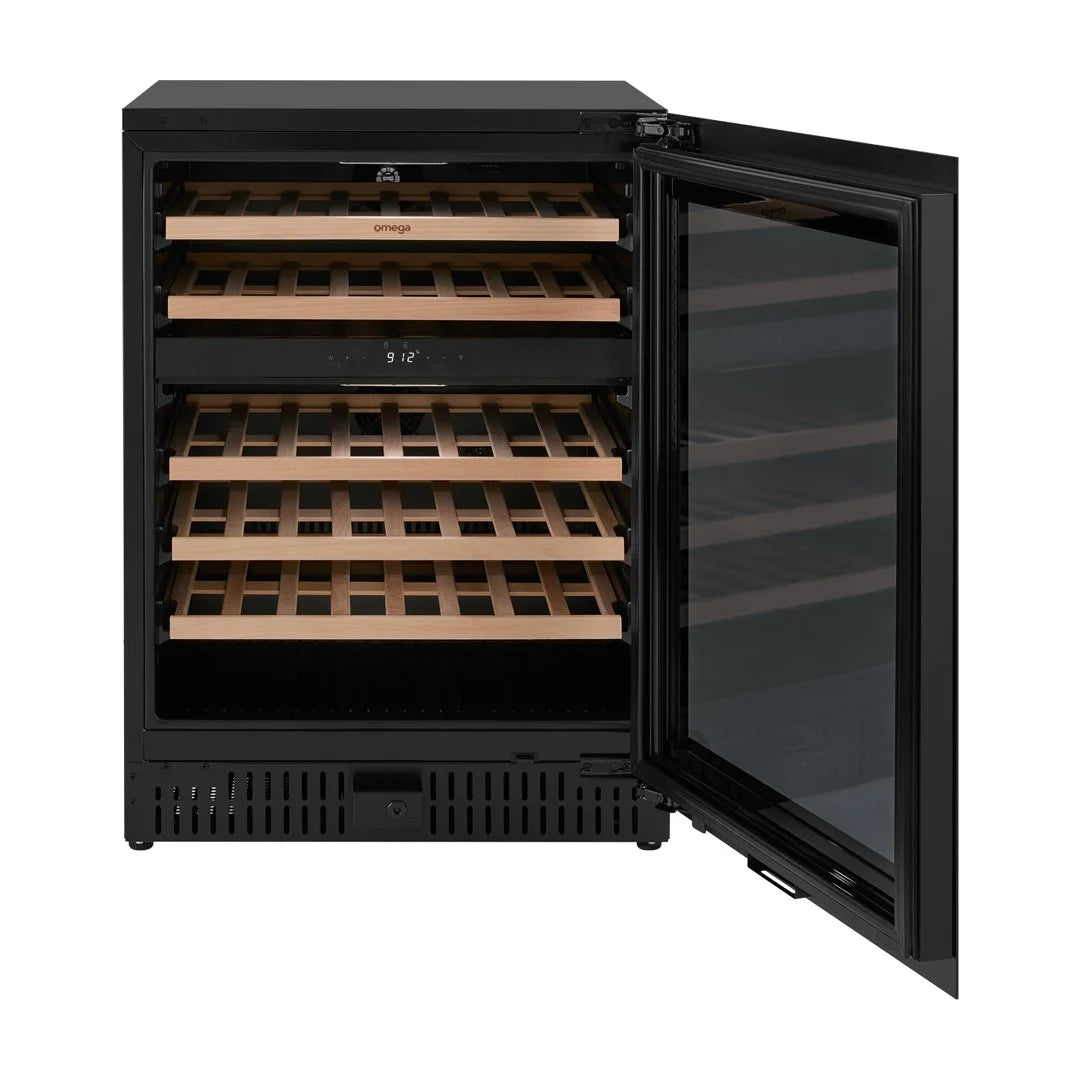 Omega 128L 46 Bottle Dual Zone Wine Cabinet OCW46DB