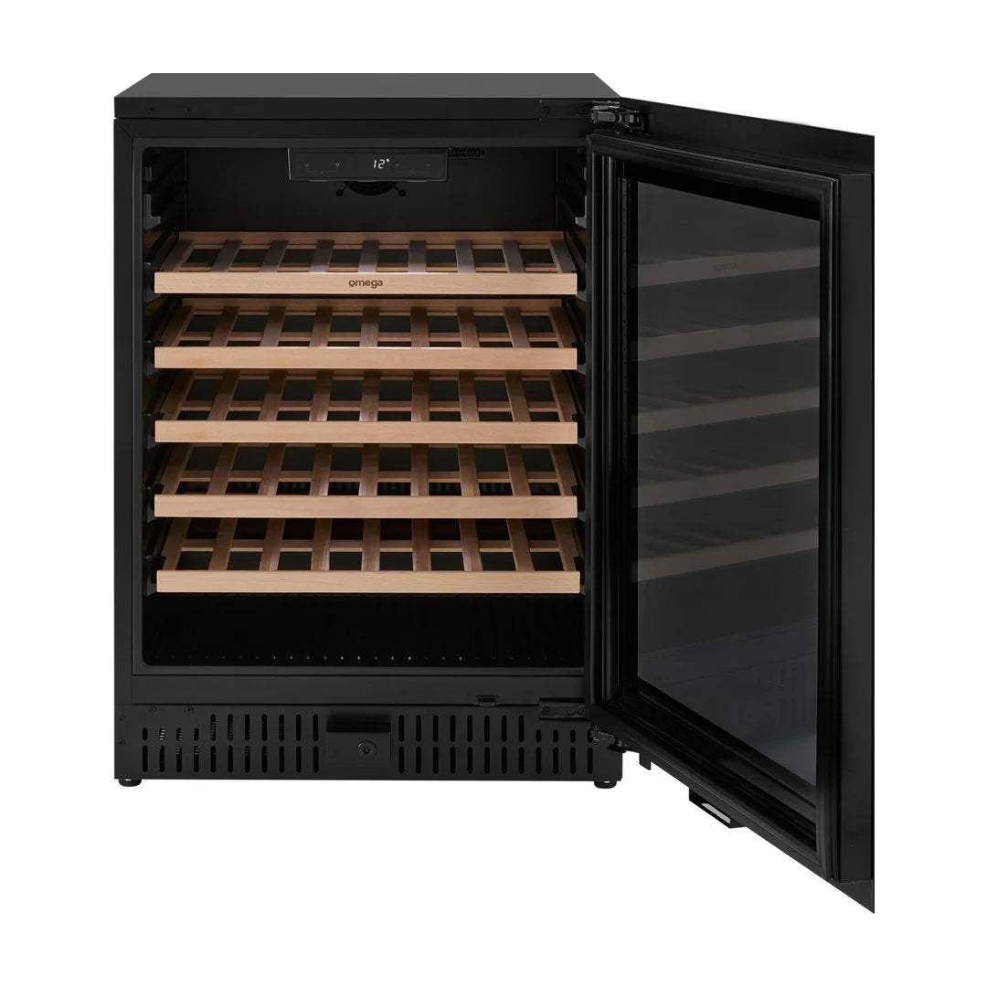 Omega 142L 52 Bottle Single Zone Wine Cabinet OCW52SB