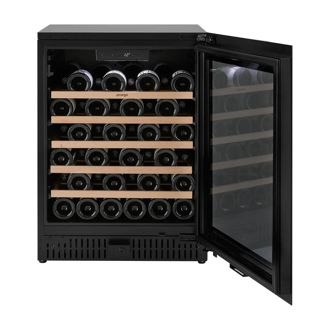 Omega 142L 52 Bottle Single Zone Wine Cabinet OCW52SB