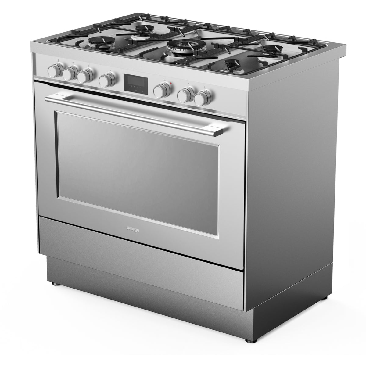 Omega 90cm 148L Dual Fuel Freestanding Oven/Stove OFOGC9010X