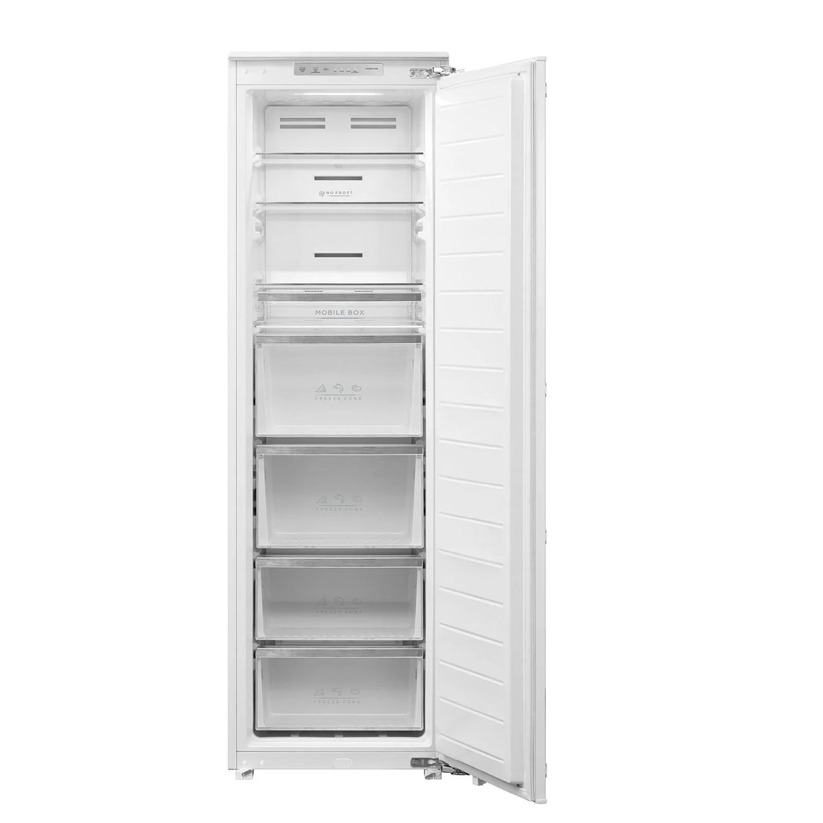 Omega 212L Fully-Integrated Hybrid Upright Fridge/Freezer OIFFU212