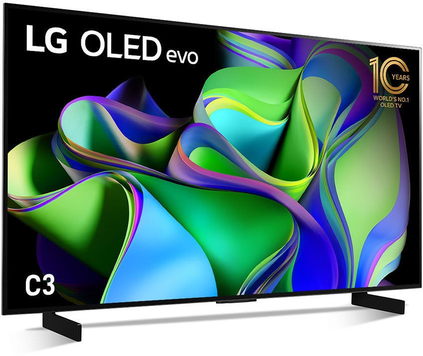 LG 42" Evo C3 4K Smart Gaming TV with Self Lit OLED Pixels OLED42C3PSA