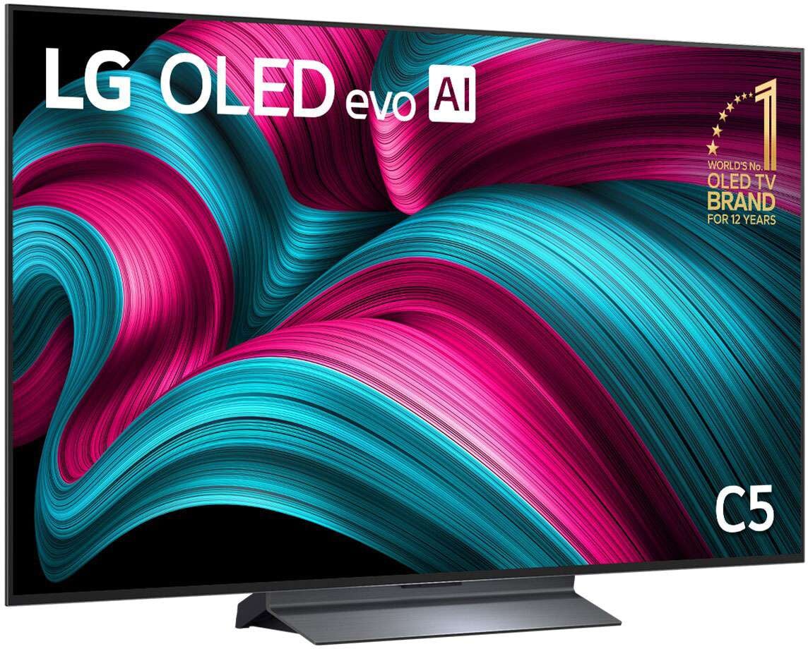 LG 55" EVO C5 AI 4K UHD HDR Smart OLED TV 2025 OLED55C5PSA