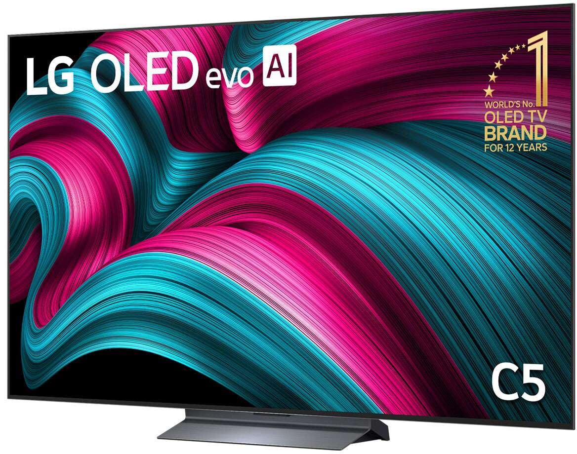 LG 65" EVO C5 AI 4K UHD HDR Smart OLED TV 2025 OLED65C5PSA