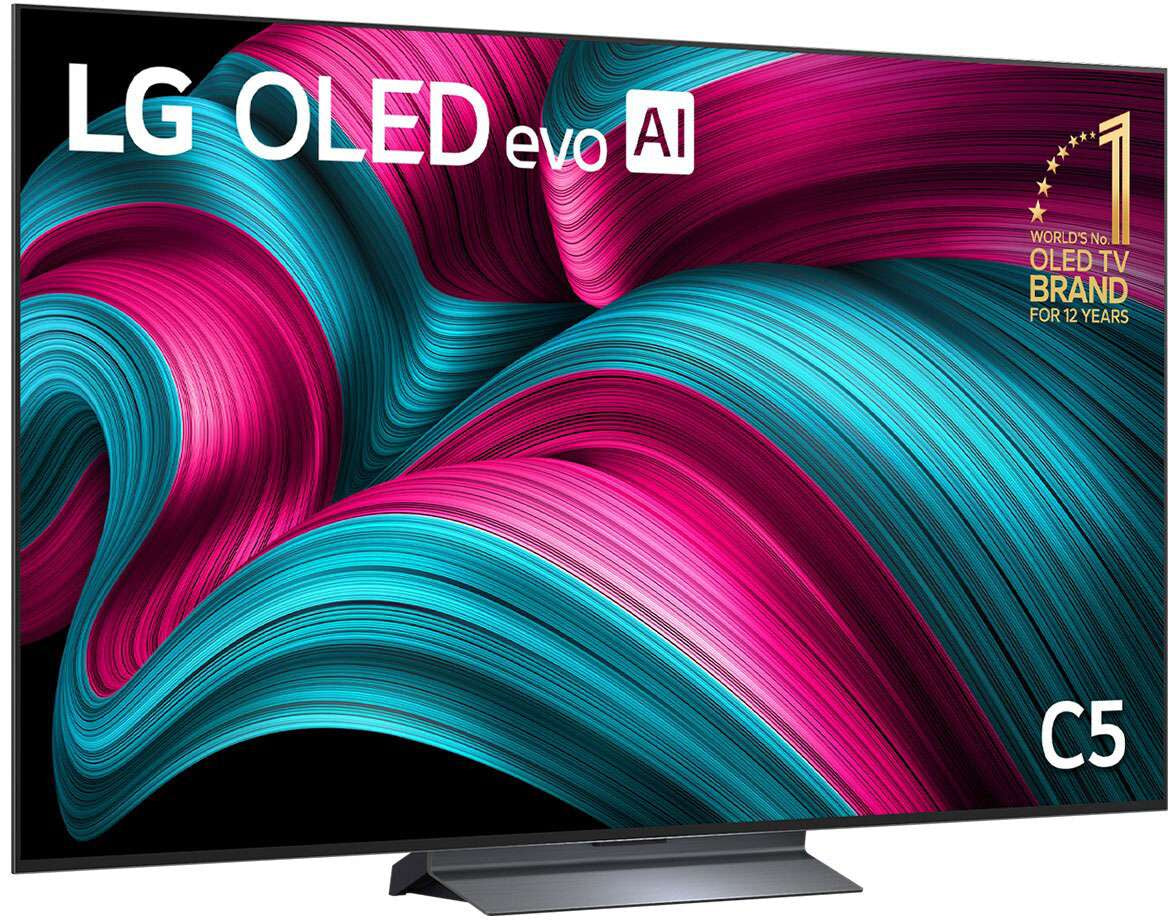 LG 65" EVO C5 AI 4K UHD HDR Smart OLED TV 2025 OLED65C5PSA