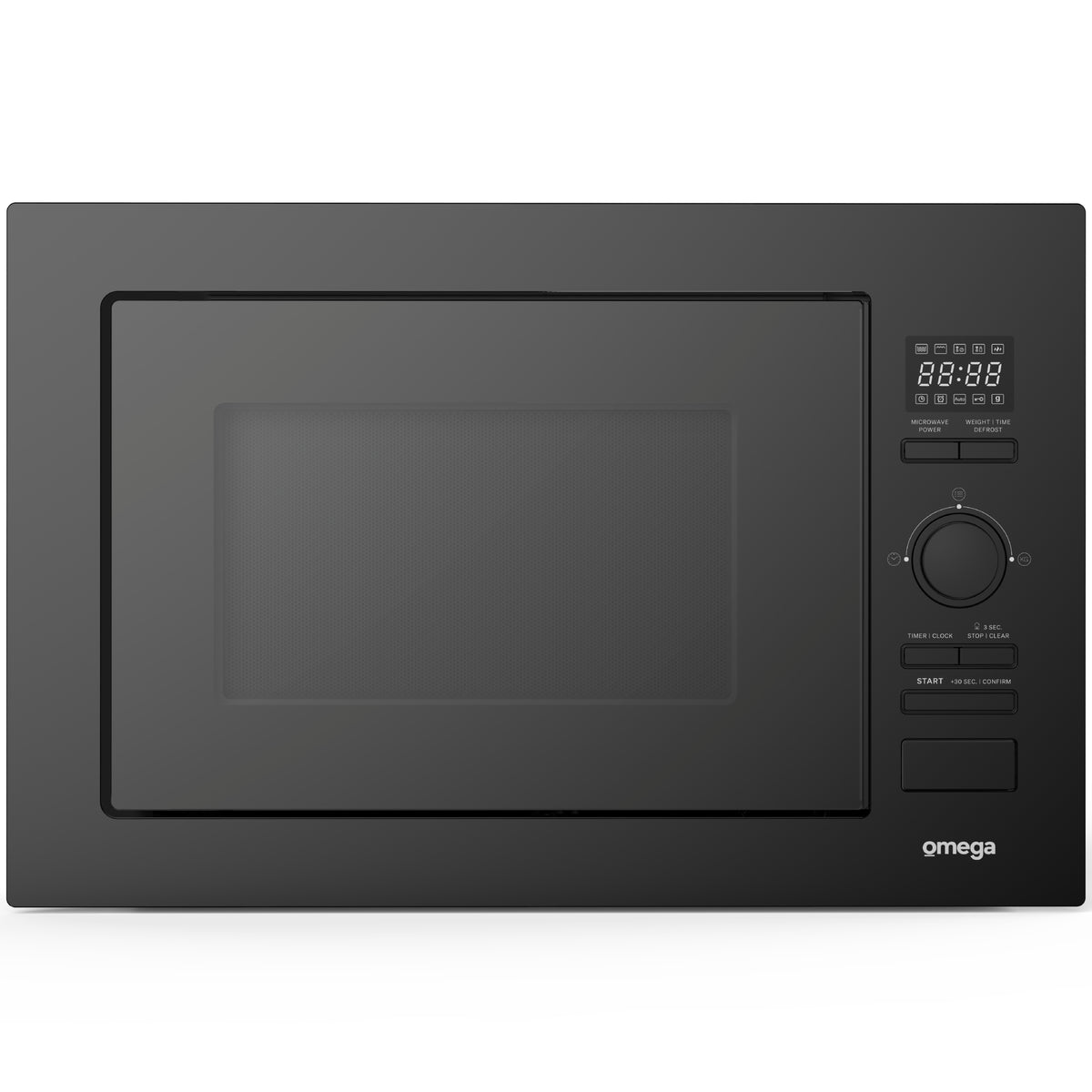 Omega 900W 28L Built-In Microwave Midnight OM28BF