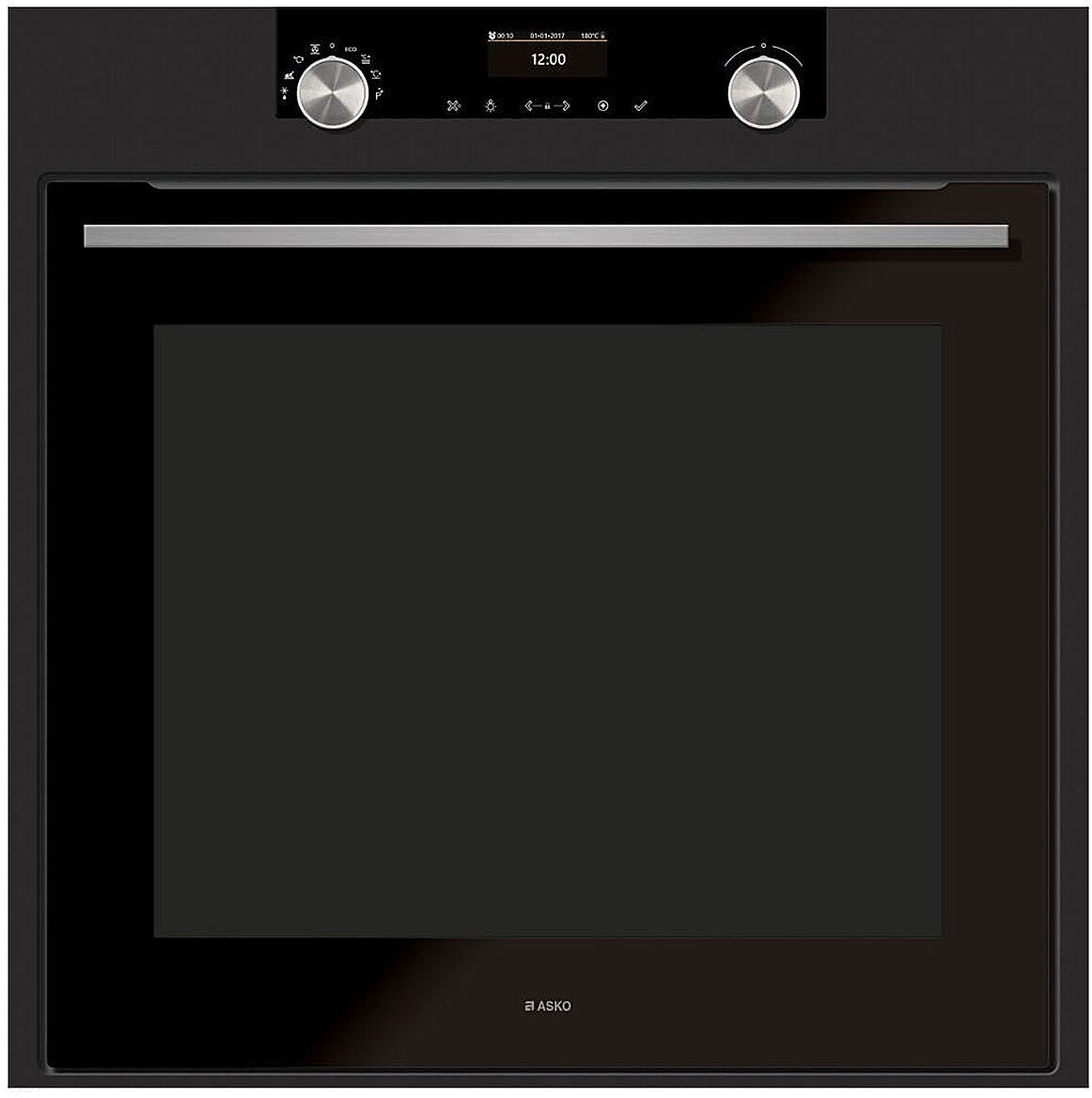 ASKO 60cm Pyrolytic Craft Built-In Oven Graphite Black OP8664A1