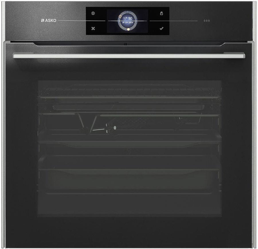 ASKO 60cm Pyrolytic Built-In Oven Pearl Black OP8678G