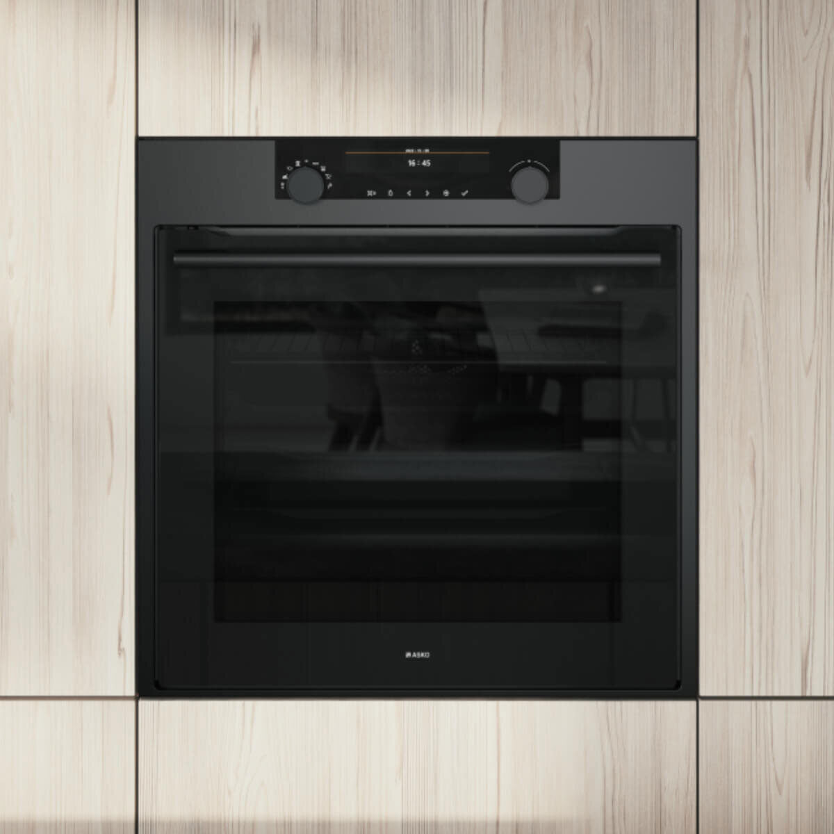 ASKO 60cm Pyrolytic Built-In Craft Oven Graphite Black OP8687A1