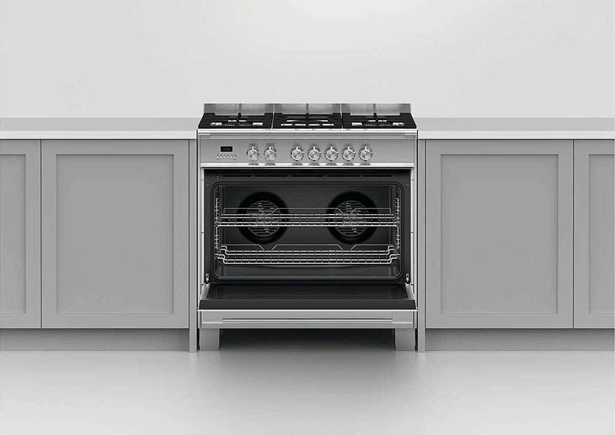 Fisher & Paykel 90cm 140L Dual Fuel Freestanding Oven/Stove OR90SCG2X1