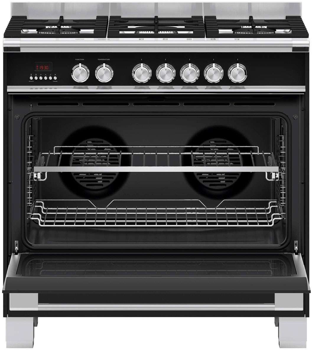 Fisher & Paykel 90cm 140L Dual Fuel Freestanding Oven/Stove OR90SCG4B1