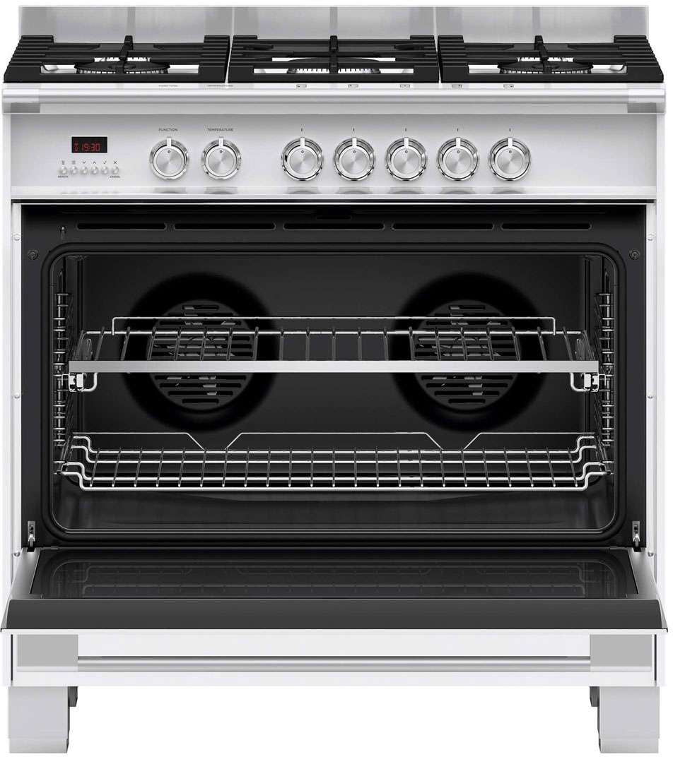 Fisher & Paykel 90cm 140L Dual Fuel Freestanding Oven/Stove OR90SCG4W1