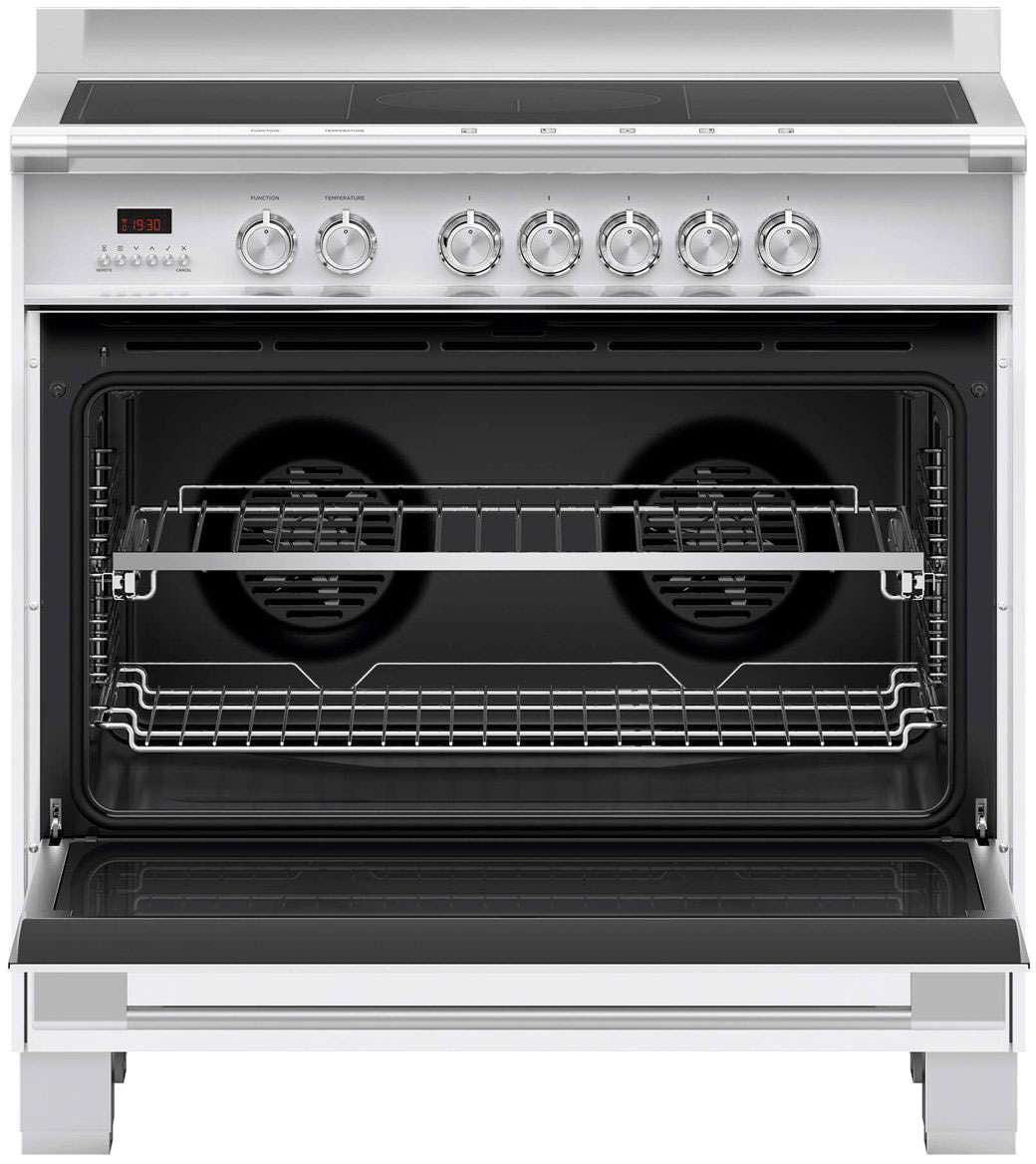 Fisher & Paykel 90cm 140L White Freestanding Induction Oven/Stove OR90SCI4W1