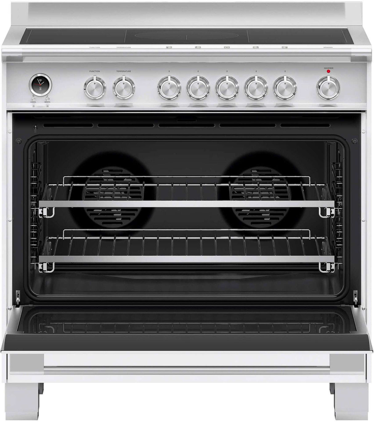 Fisher & Paykel 90cm 140L Induction Freestanding Oven/Stove White OR90SCI6W1