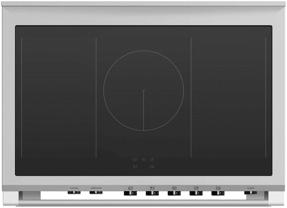 Fisher & Paykel 90cm 140L Induction Freestanding Oven/Stove White OR90SCI6W1