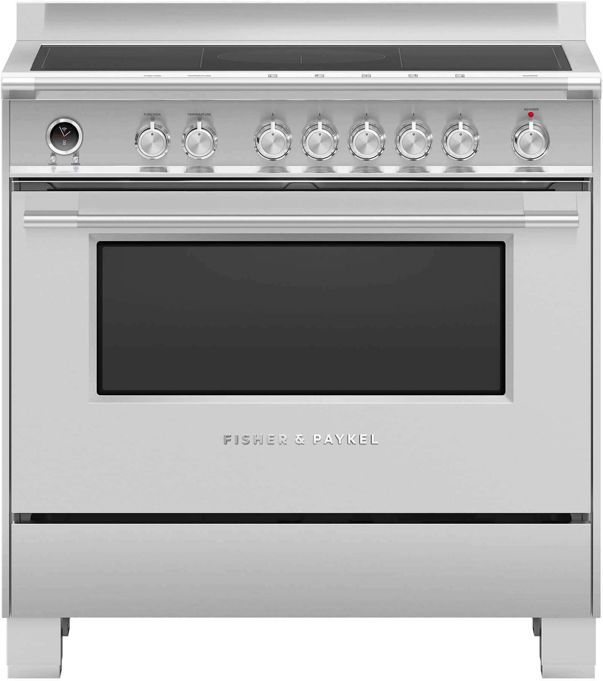 Fisher & Paykel 90cm 140L Induction Freestanding Oven/Stove OR90SCI6X1