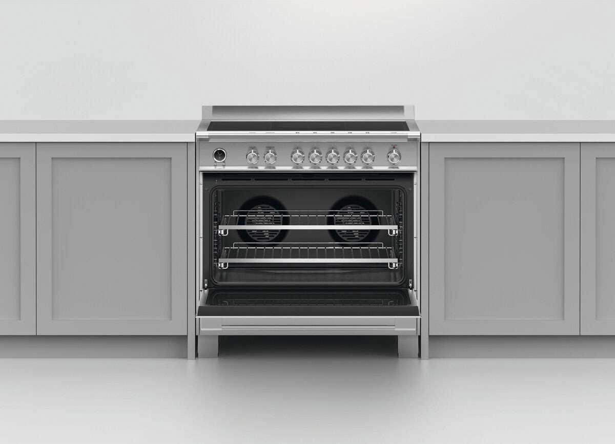 Fisher & Paykel 90cm 140L Induction Freestanding Oven/Stove OR90SCI6X1