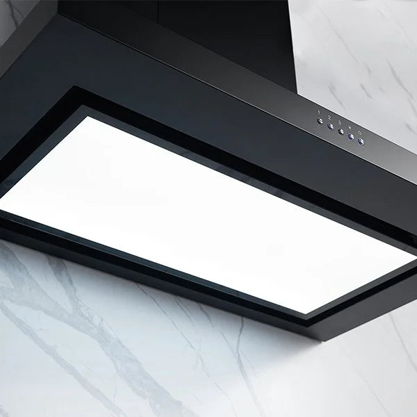 Omega 90cm Canopy Rangehood ORC90MB