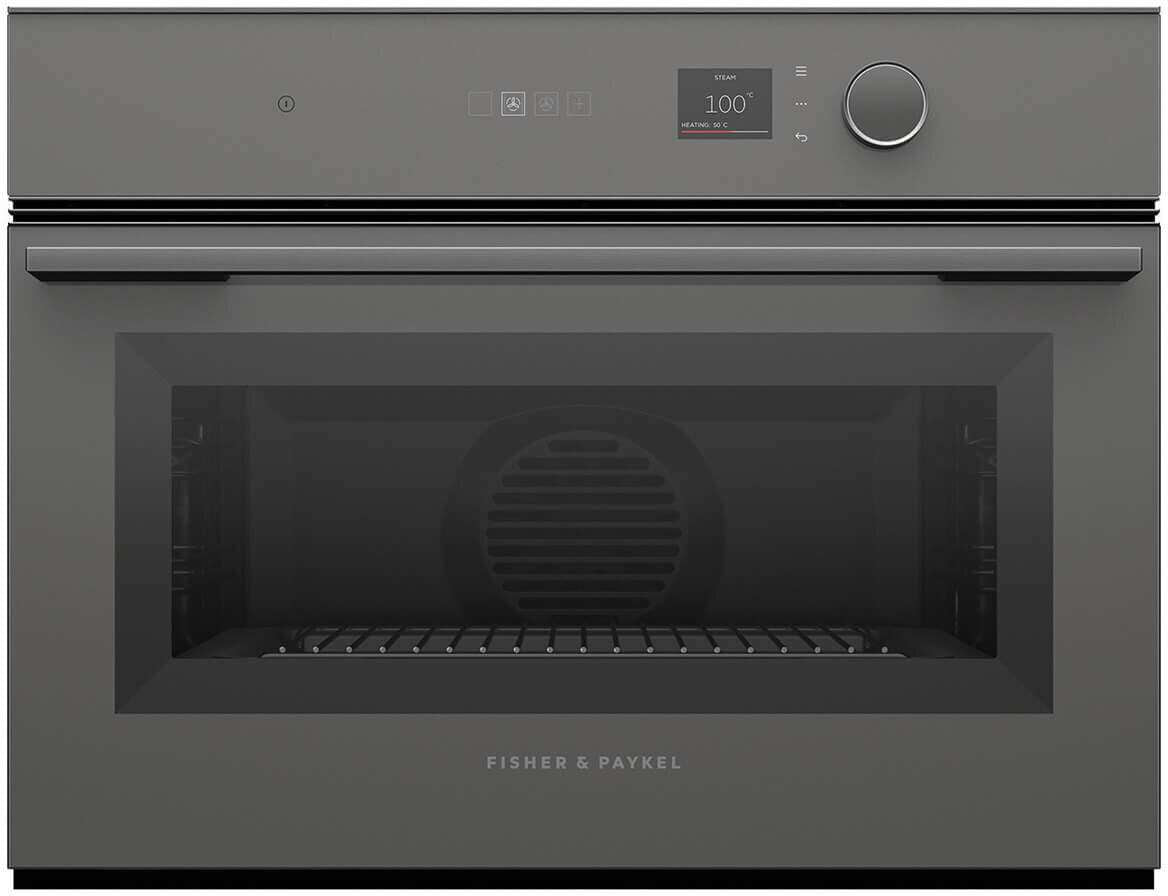 Fisher & Paykel 60cm Minimal Compact Combi-Steam Oven Grey OS60NMLG1
