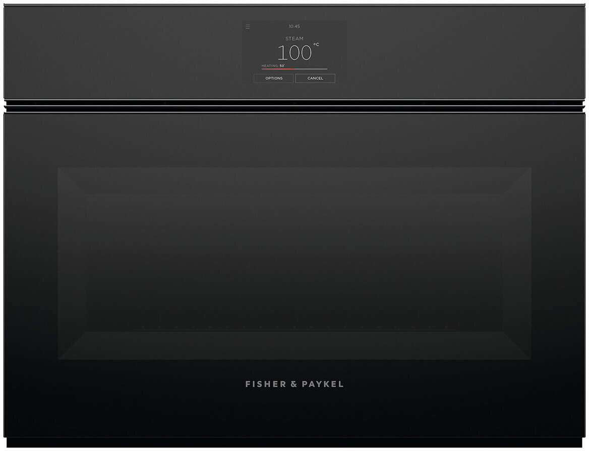 Fisher & Paykel 60cm Minimal Compact Combi-Steam Oven Black OS60NMTNB1