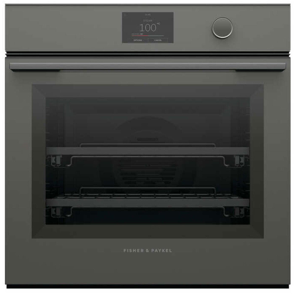 Fisher & Paykel 60cm 85L Combi-Steam Built-In Oven Grey Glass OS60SMTDG1