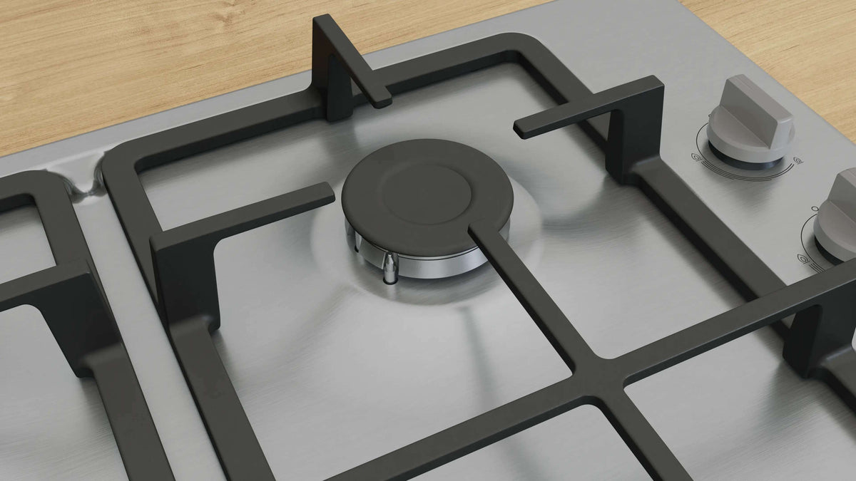 Bosch 60cm Series 2 Gas Cooktop Stainless Steel PBH6B5K90A