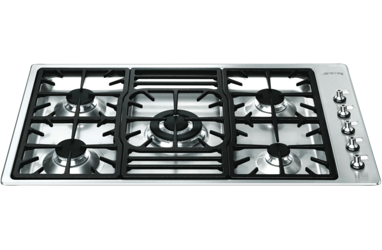 Smeg 90cm Stainless Steel Gas Cooktop PGA95-4