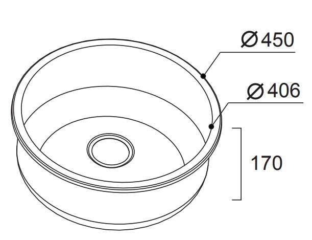 Abey The Yarra 6 Single Bowl Bar Sink PR6