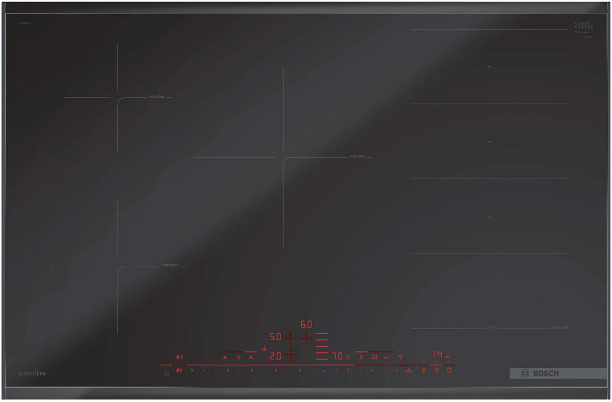 Bosch Series 8 80cm Accentline Induction Cooktop PXV890DV5E