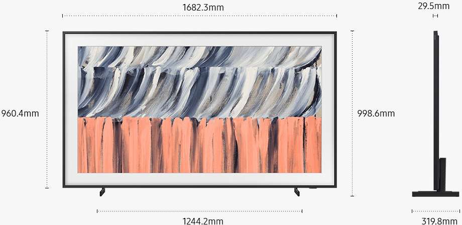 Samsung 75" The Frame LS03HE QLED UHD 4K Smart TV QA75LS03HEWXXY