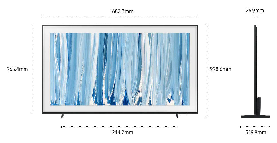 Samsung 75" The Frame Pro LS03HW QLED 4K Vision AI Smart TV QA75LS03HWWXXY