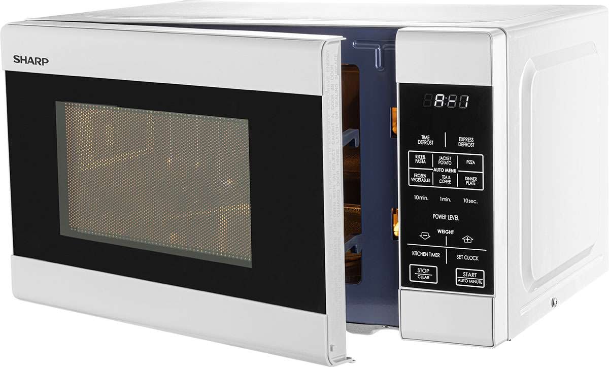 Sharp 20L 750W Compact Microwave Oven White R211DW